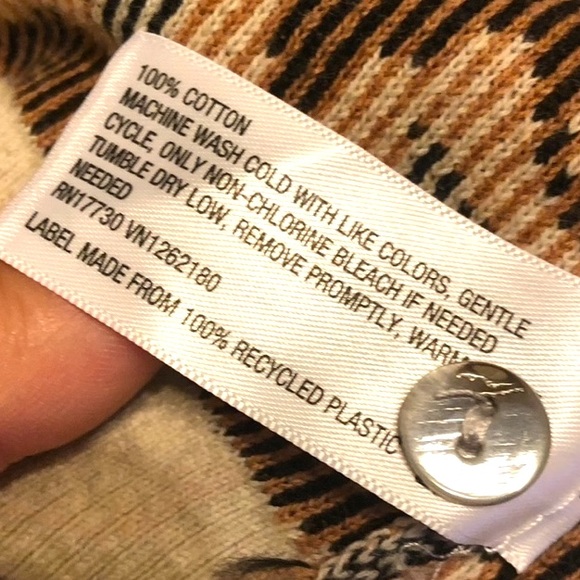 NWOT A NEW DAY 100% Cotton Leopard Cheetah Animal Print Knit Cardigan Sweater - Picture 16 of 16